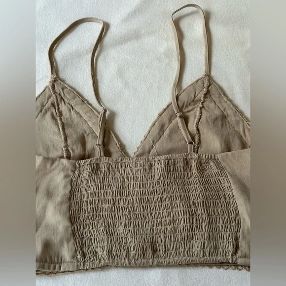 - Love Tree Crochet Top Size S Boho Coastal Bralette Beach Vacation Flirty Sexy - Picture 6 of 14